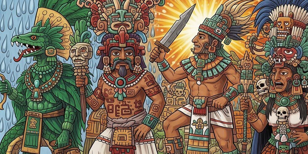 Dioses de la cultura mesoamericana