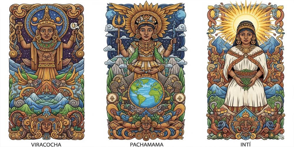 Principales deidades de las mitologías suramericanas